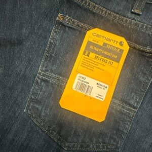 Carhartt NWT Men's Relaxed Fit Jeans - Dark Blue 42x32